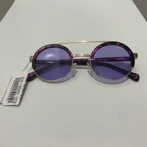 QUAY Australia purple round sunglasses